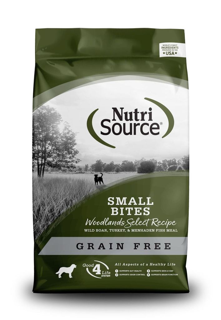 An image of Tuffy’s Pet Foods – NutriSource – Woodlands Select Small Bites Grain Free Dog Food (8 / 5 Lbs.)