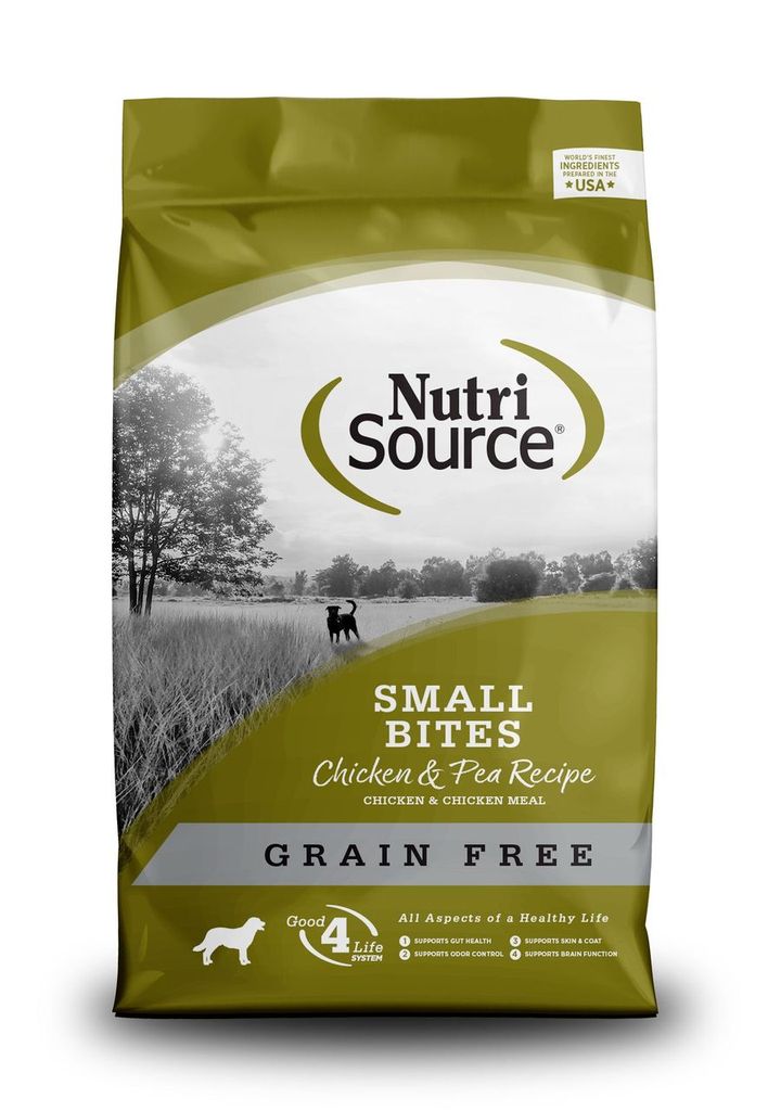 An image of Tuffy’s Pet Foods – NutriSource – Chicken Small Bites Grain Free Dog Food (15 Lbs.)