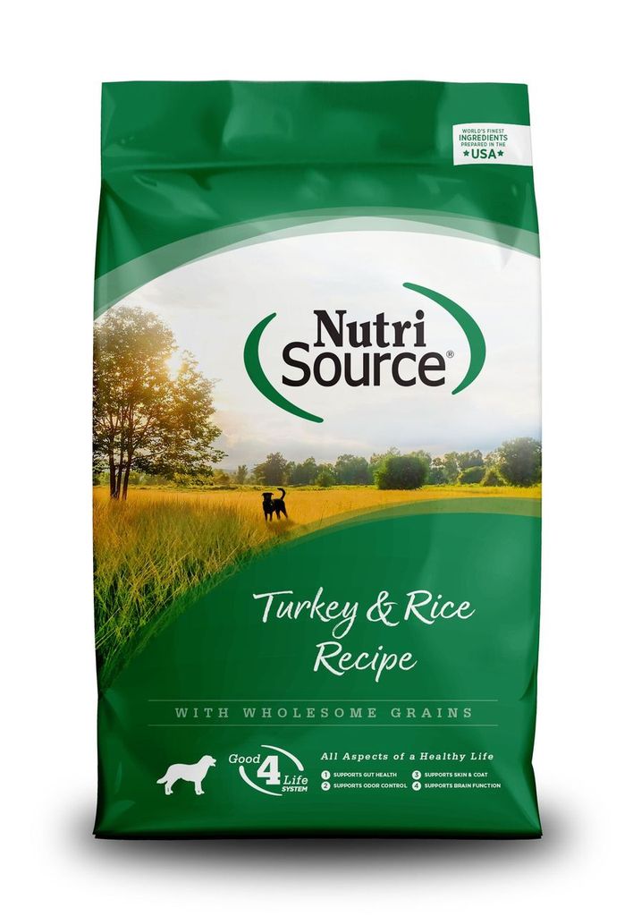 An image of Tuffy’s Pet Foods – NutriSource – Turkey & Rice Dog Food (15 Lbs.)