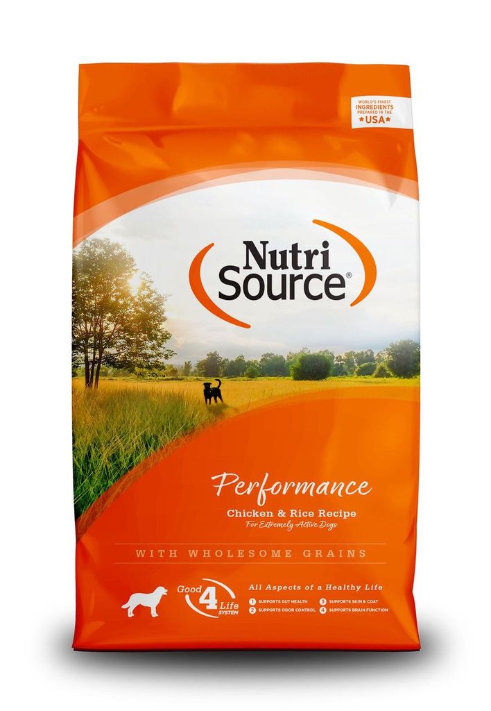 An image of Tuffy’s Pet Foods – NutriSource – Performance Chicken & Rice Dog Food (40 Lbs.)