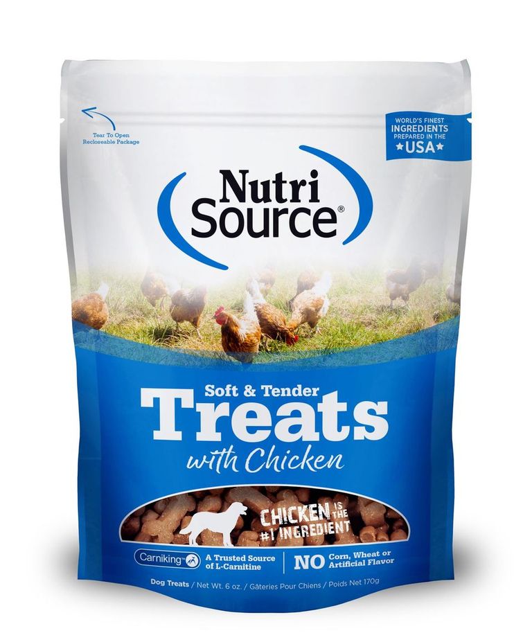 An image of Tuffy’s Pet Foods – NutriSource – Soft & Tender Chicken Dog Treats (12 / 6 Oz.)