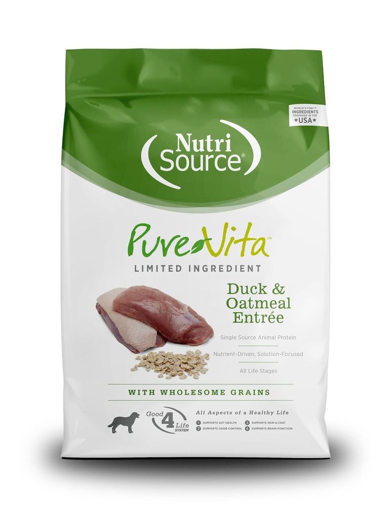 An image of Tuffy’s Pet Foods – PureVita – Duck & Oatmeal Dog Food  (15 Lbs.)