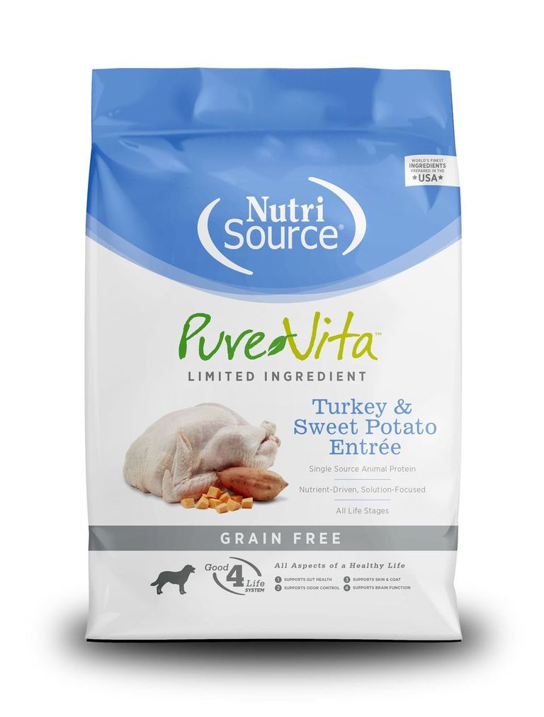 An image of Tuffy’s Pet Foods – PureVita – Turkey & Sweet Potato Grain Free Dog Food (25 Lbs.)