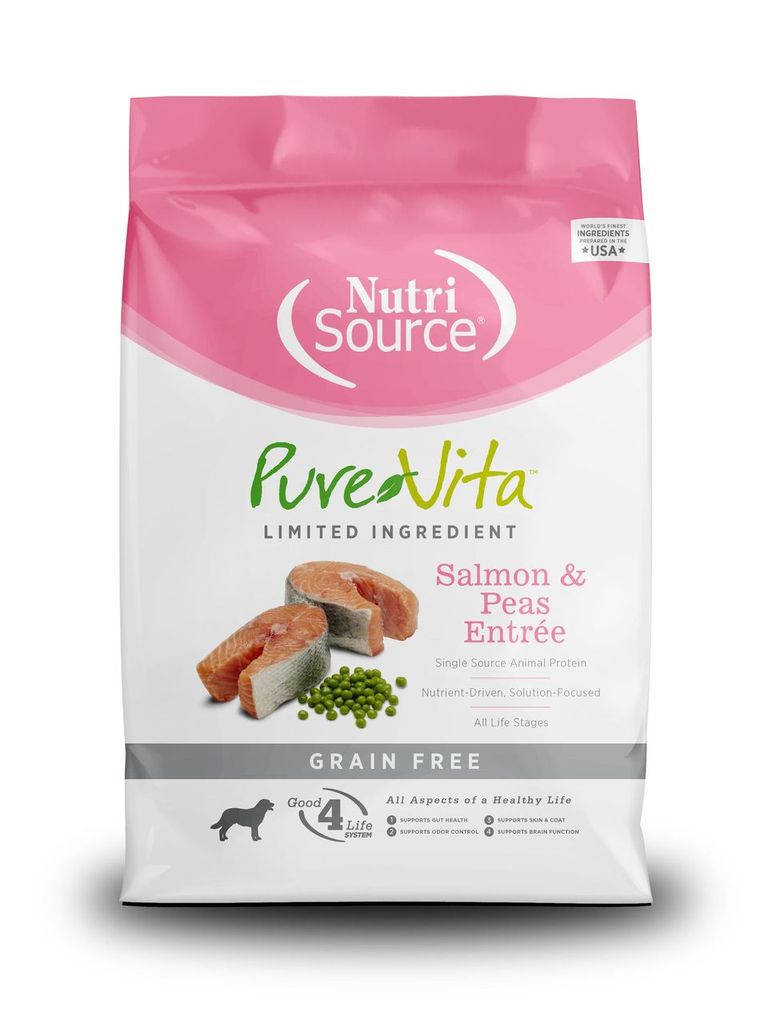 An image of Tuffy’s Pet Foods – PureVita – Salmon & Peas Grain Free Dog Food (25 Lbs.)