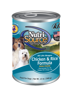 An image of Tuffy’s Pet Foods – NutriSource – Chicken & Rice Dog Food Cans (12 / 13 Oz.)