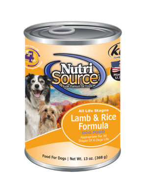 An image of Tuffy’s Pet Foods – NutriSource – Lamb & Rice Dog Food Cans (12 / 13 Oz.)