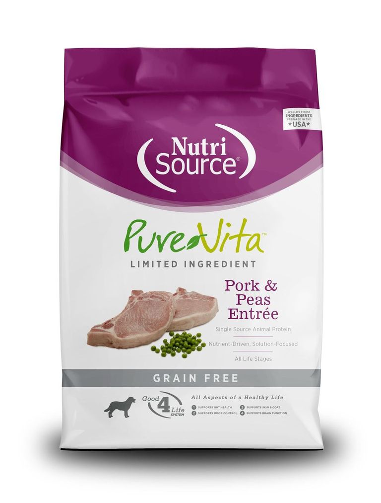 An image of Tuffy’s Pet Foods – PureVita – Pork & Peas Grain Free Dog Food (8 / 5 Lbs.)