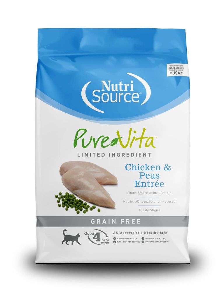 An image of Tuffy's Pet Foods - PureVita - Chicken & Peas Grain Free Cat Food (5 / 6.6 Lbs.)