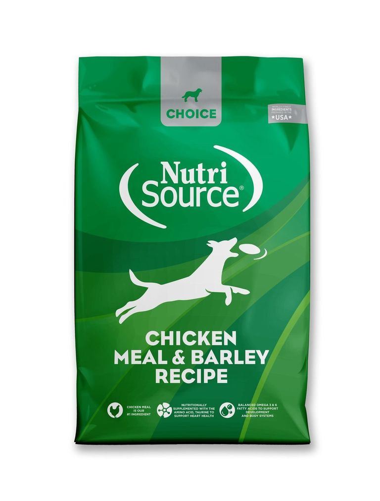 An image of Tuffy’s Pet Foods – NutriSource Choice – Chicken Meal & Barley Dog Food (30 Lbs.)