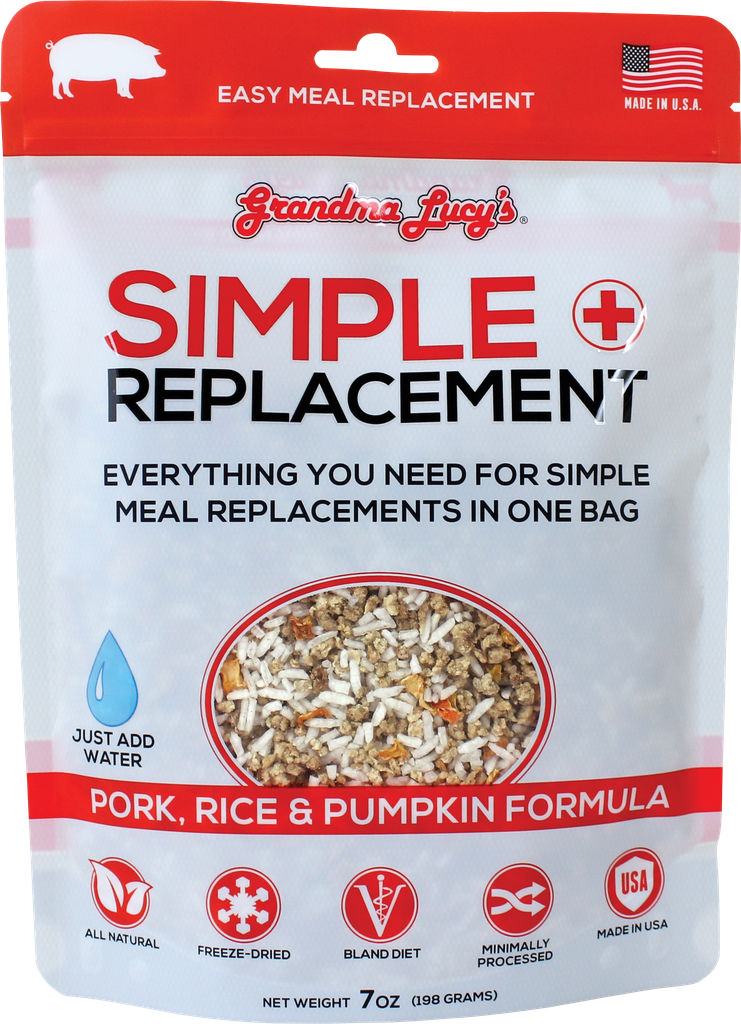 An image of Grandma Lucy’s – SIMPLE REPLACEMENT – Pork, White Rice & Pumpkin – 7oz