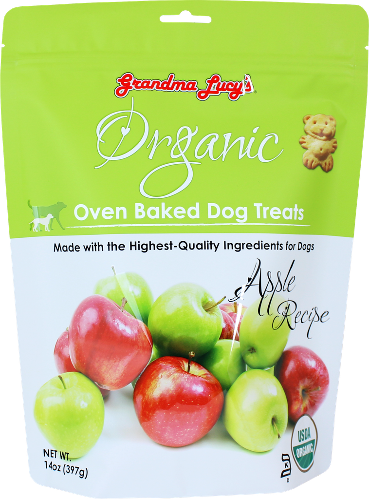 An image of Grandma Lucy’s – ORGANIC Baked Dog Treats – Apple – 14oz