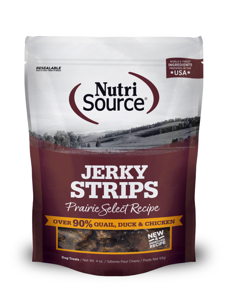 An image of Tuffy's Pet Foods - NutriSource - Prairie Select Jerky Strips (8/4Oz)