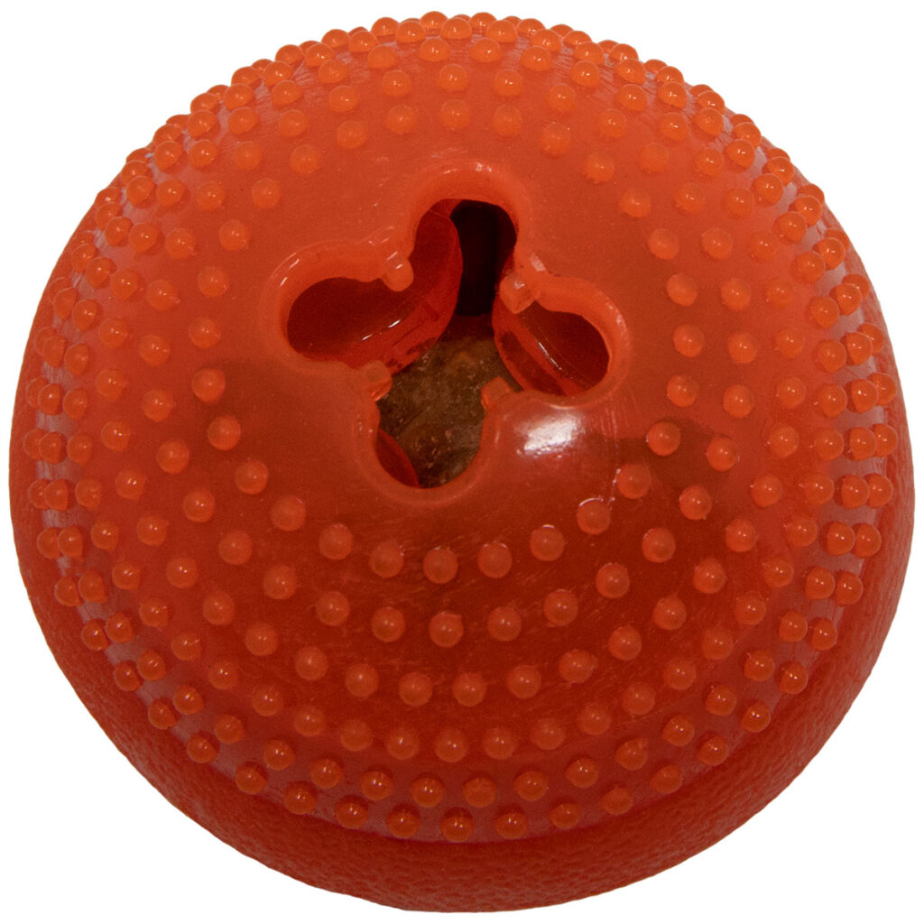 An image of Starmark Pet Products – Everlasting Bento Ball Small with Domed Everlasting Treat