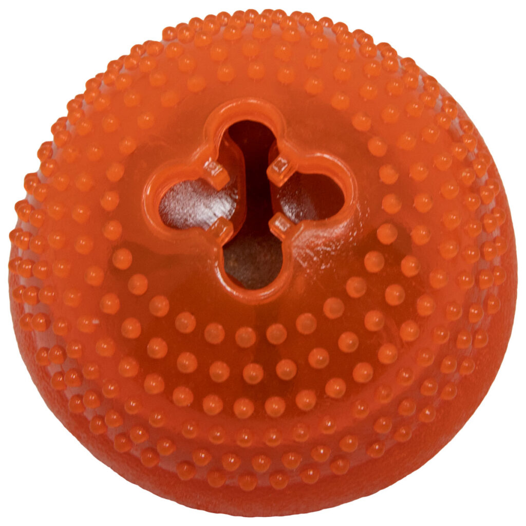 An image of Starmark Pet Products – Everlasting Bento Ball Medium with Ridged Everlasting Treat