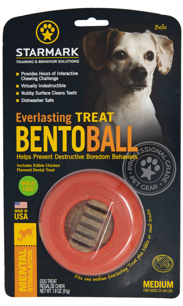 Starmark Pet Products Everlasting Bento Ball Medium with Ridged