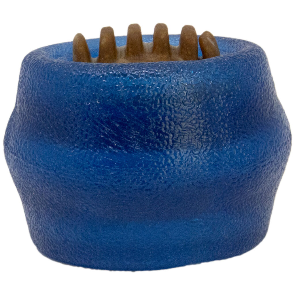 An image of Starmark Pet Products – Everlasting Treat Ball Small with Ridged Everlasting Treat