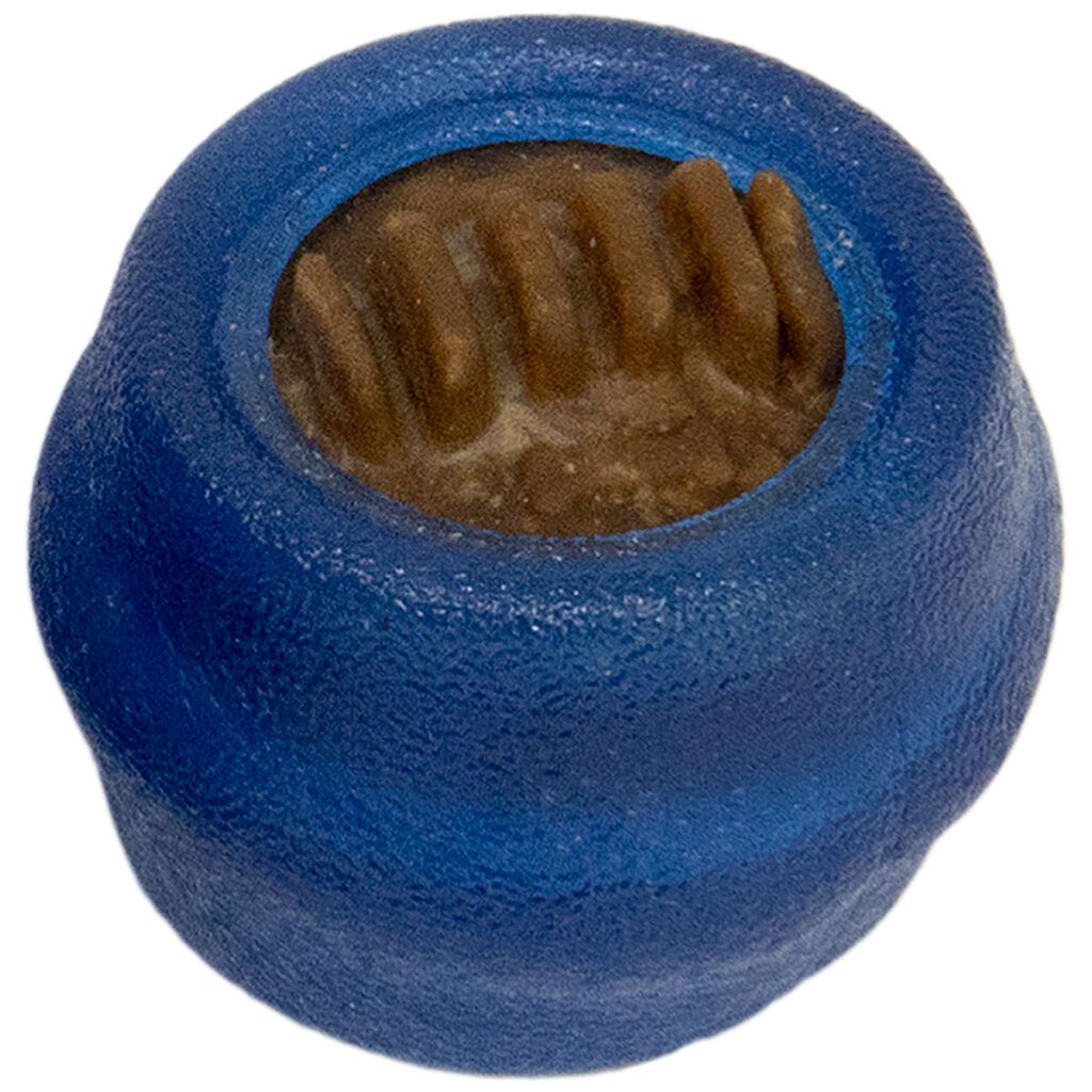 An image of Starmark Pet Products – Everlasting Treat Ball Small with Ridged Everlasting Treat