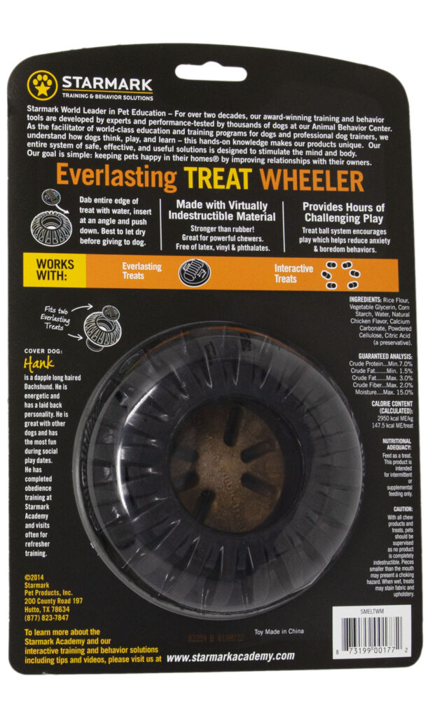 An image of Starmark Pet Products – Everlasting Treat Wheeler Medium