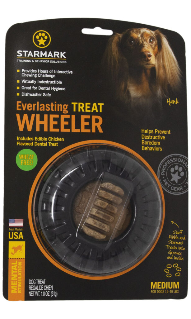An image of Starmark Pet Products – Everlasting Treat Wheeler Medium