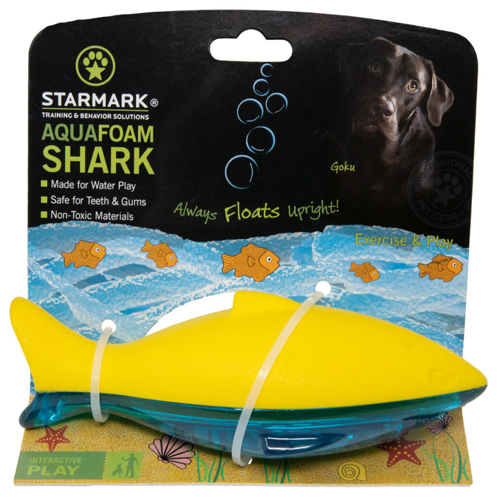 An image of Starmark Pet Products – Aquafoam Shark