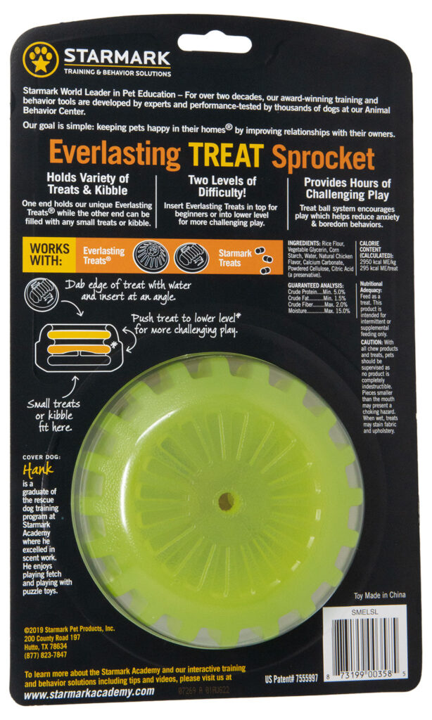 An image of Starmark Pet Products – Everlasting Sprocket Large