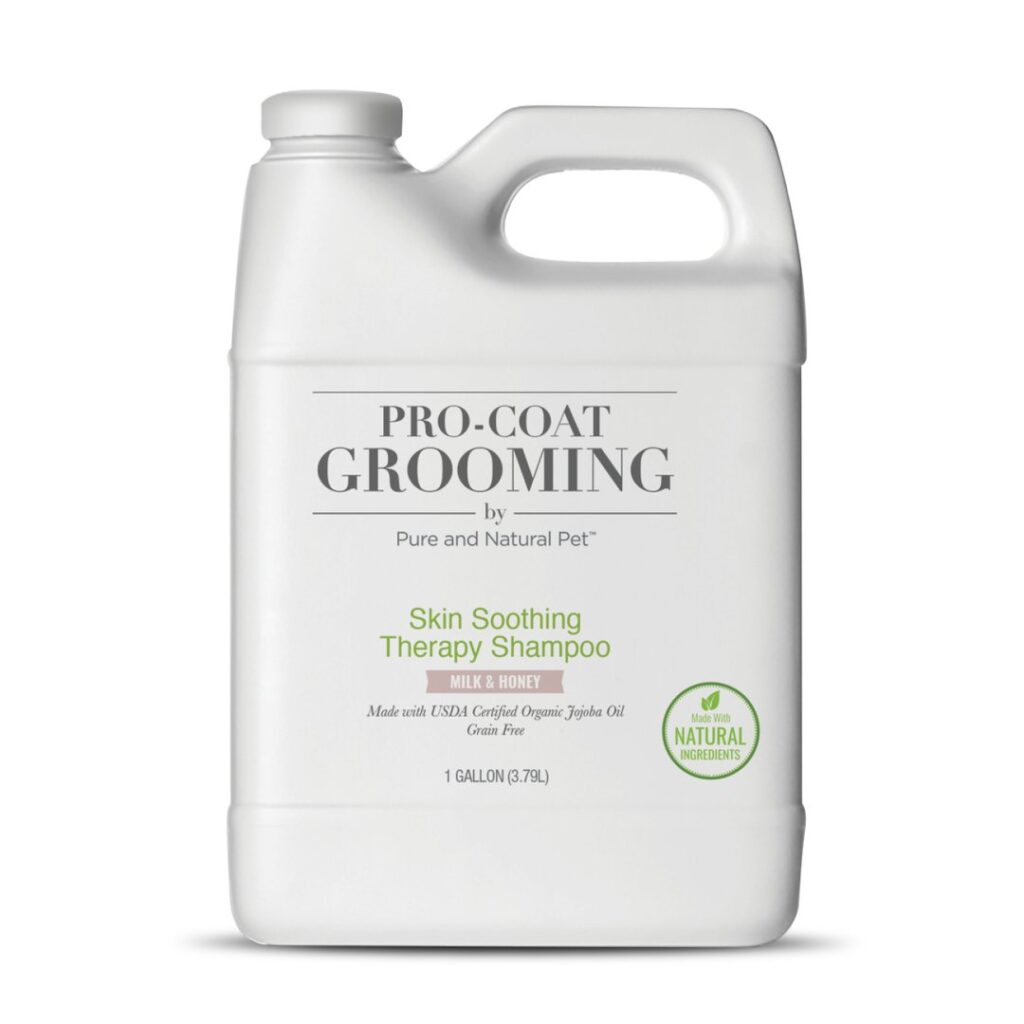 An image of Pure and Natural Pet® – Pro-Coat Skin Soothing Therapy Shampoo (Milk & Honey) – 1 Gallon