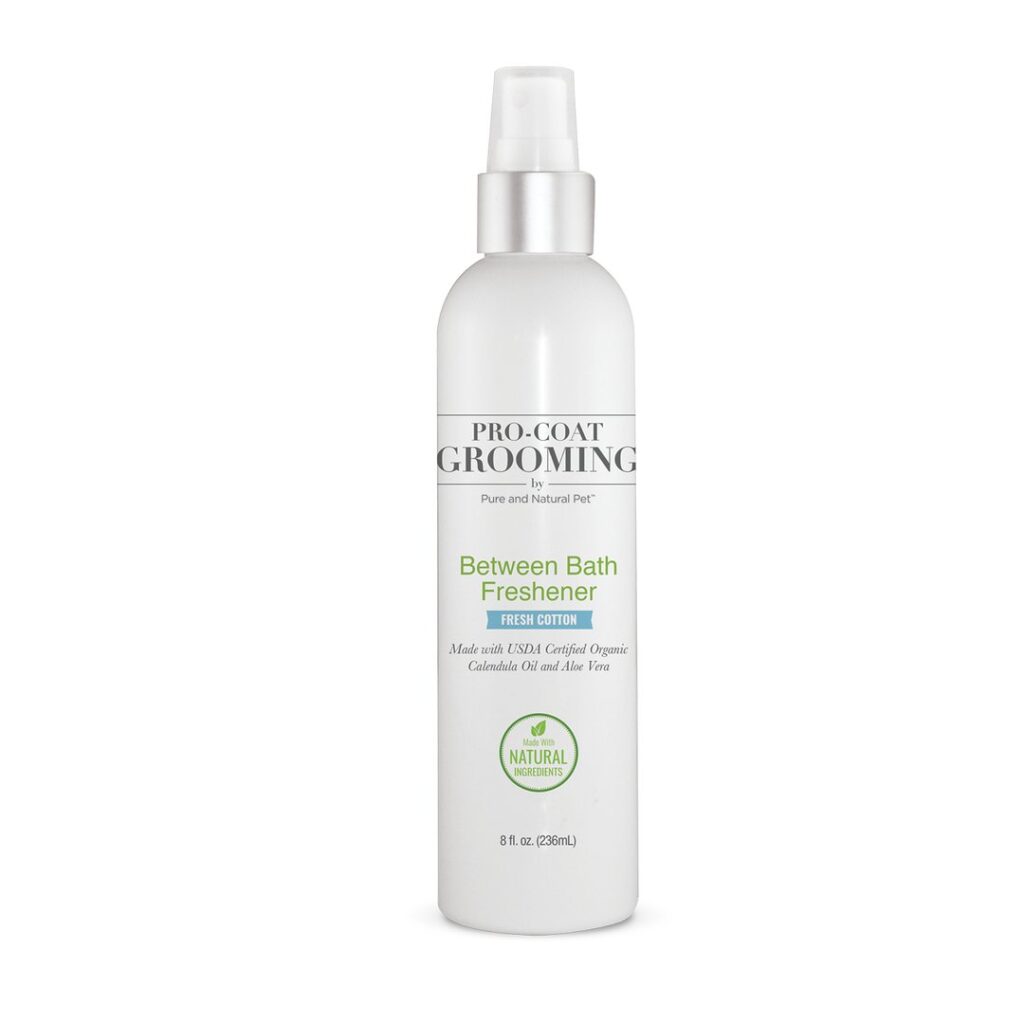 An image of Pure and Natural Pet® – Pro-Coat Between Bath Freshener (Fresh Cotton) – 8 Oz