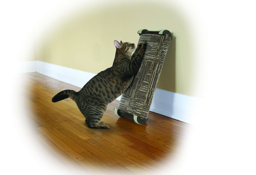 An image of Omega Paw Inc. – Wide Lean-it Scratch Post Regular