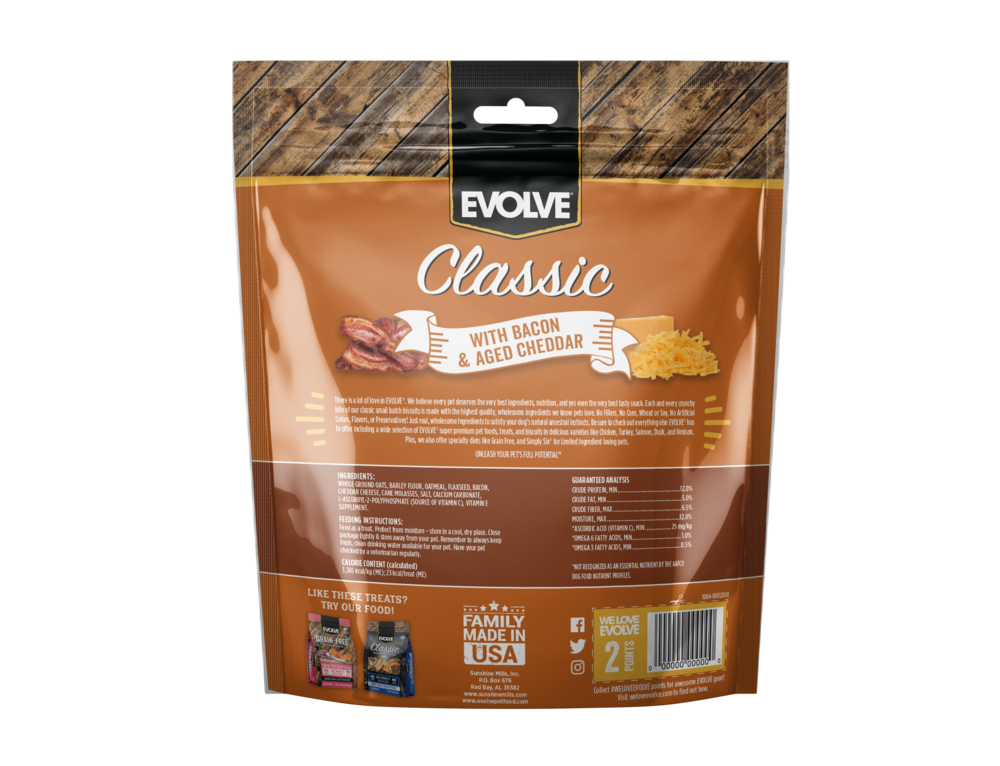 Sunshine Mills, Inc. Evolve Classic Small Batch Oven Baked With Bacon