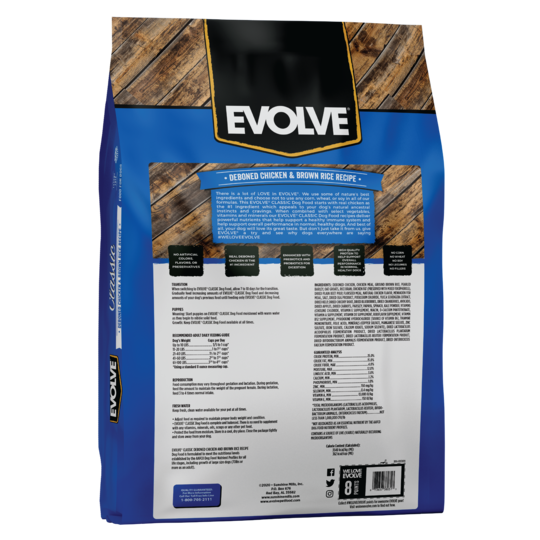 Evolve classic dog store food