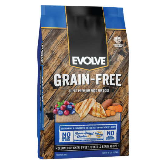 Evolve dry dog clearance food