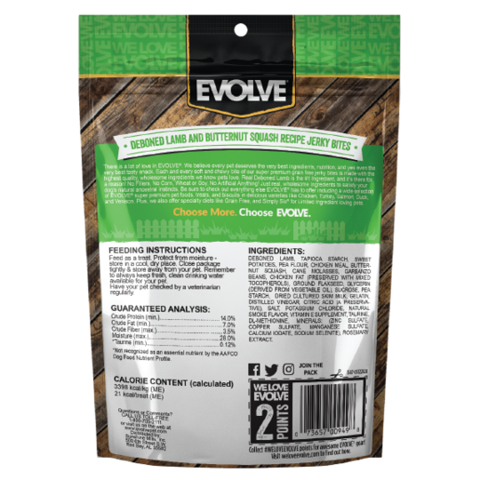 Sunshine Mills, Inc. Evolve GrainFree Deboned Lamb and Butternut