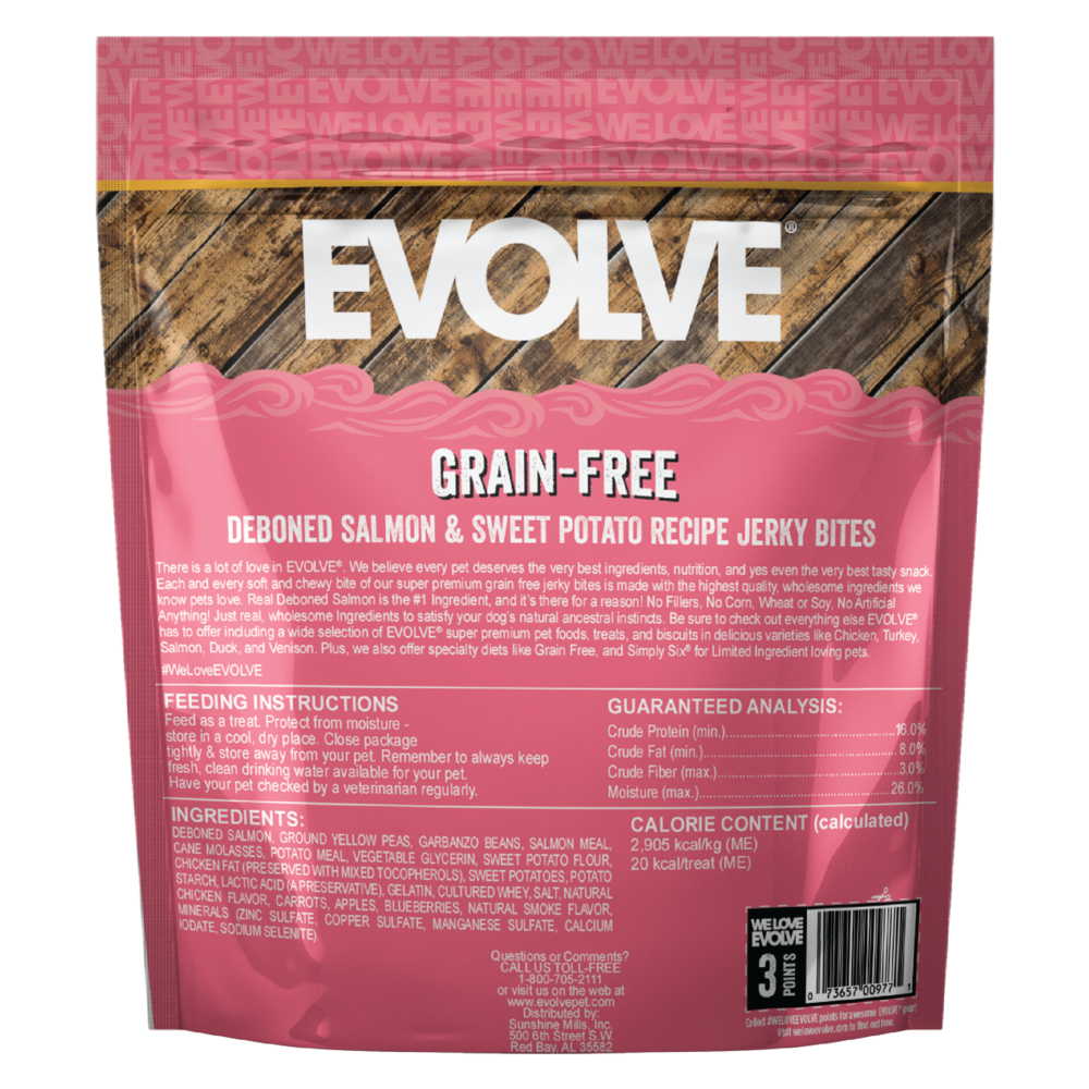 Sunshine Mills, Inc. Evolve GrainFree Deboned Salmon and Sweet