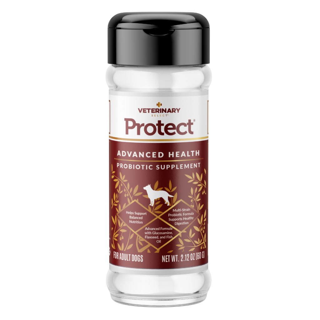 An image of Sunshine Mills, Inc. – Veterinary Select Protect Advanced Health Probiotic Dog Supplement (12 units box) 2.12oz