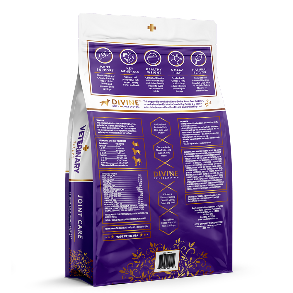An image of Sunshine Mills, Inc. – Veterinary Select Joint Care Dry Dog Food 8.5lb