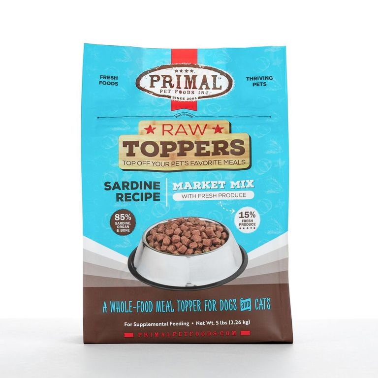 Primal Pet Foods 5 lb. Sardine Market Mix Topper Pet Insight