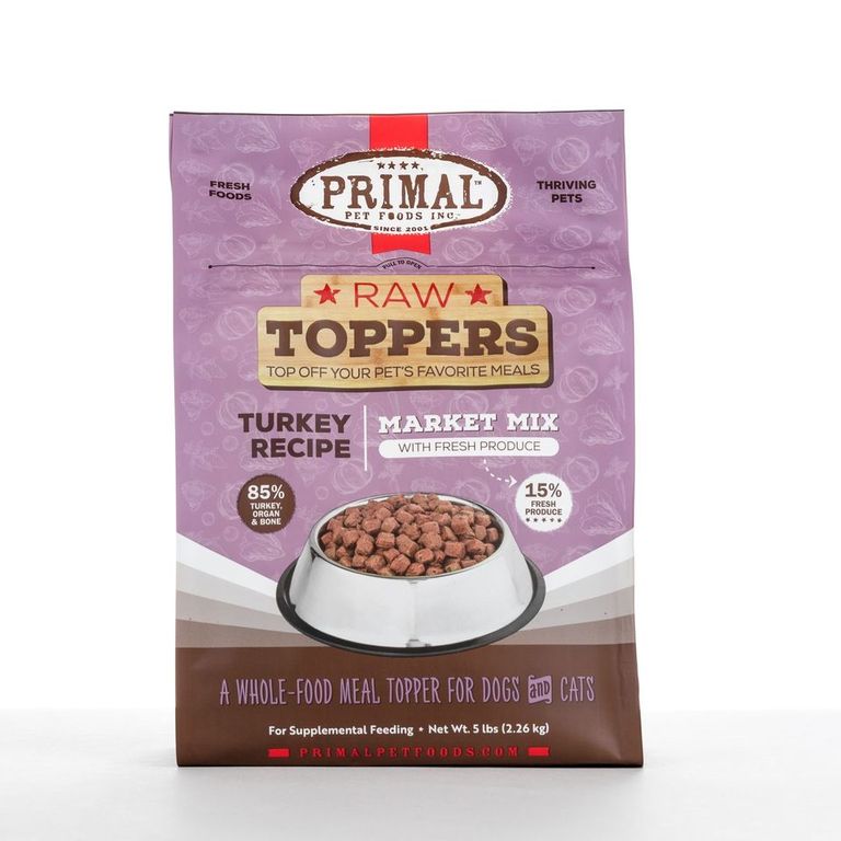 An image of Primal Pet Foods - 5 lb. Turkey Market Mix Topper