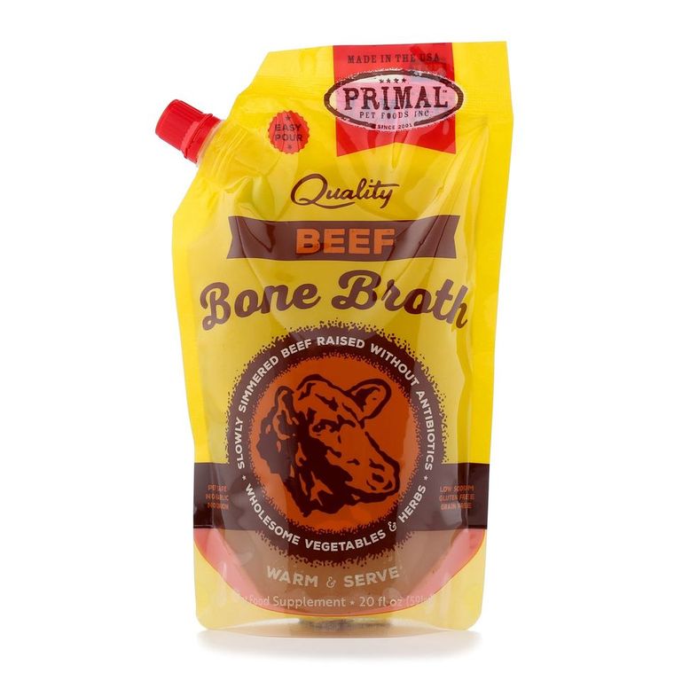 An image of Primal Pet Foods – 20oz Beef Bone Broth – Case Quantities Only