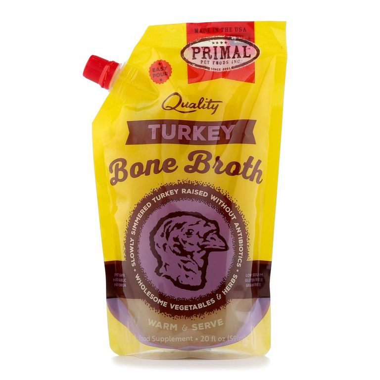 An image of Primal Pet Foods – 20oz Turkey Bone Broth – Case Quantities Only