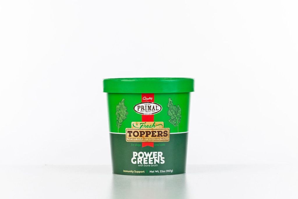 An image of Primal Pet Foods – 32oz Fresh Topper – Power Greens