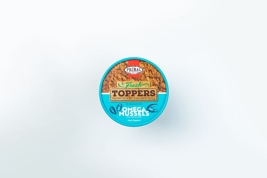 An image of Primal Pet Foods – 32oz Fresh Topper – Omega Mussels