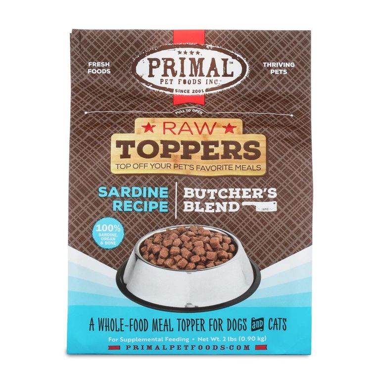Primal Pet Foods 2 lb. Sardine Butcher's Blend Topper Pet Insight