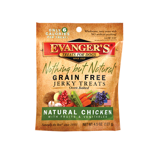 An image of Evangers Pet Food - Nothing But Natural Organic Chicken Jerky Treats for Dogs