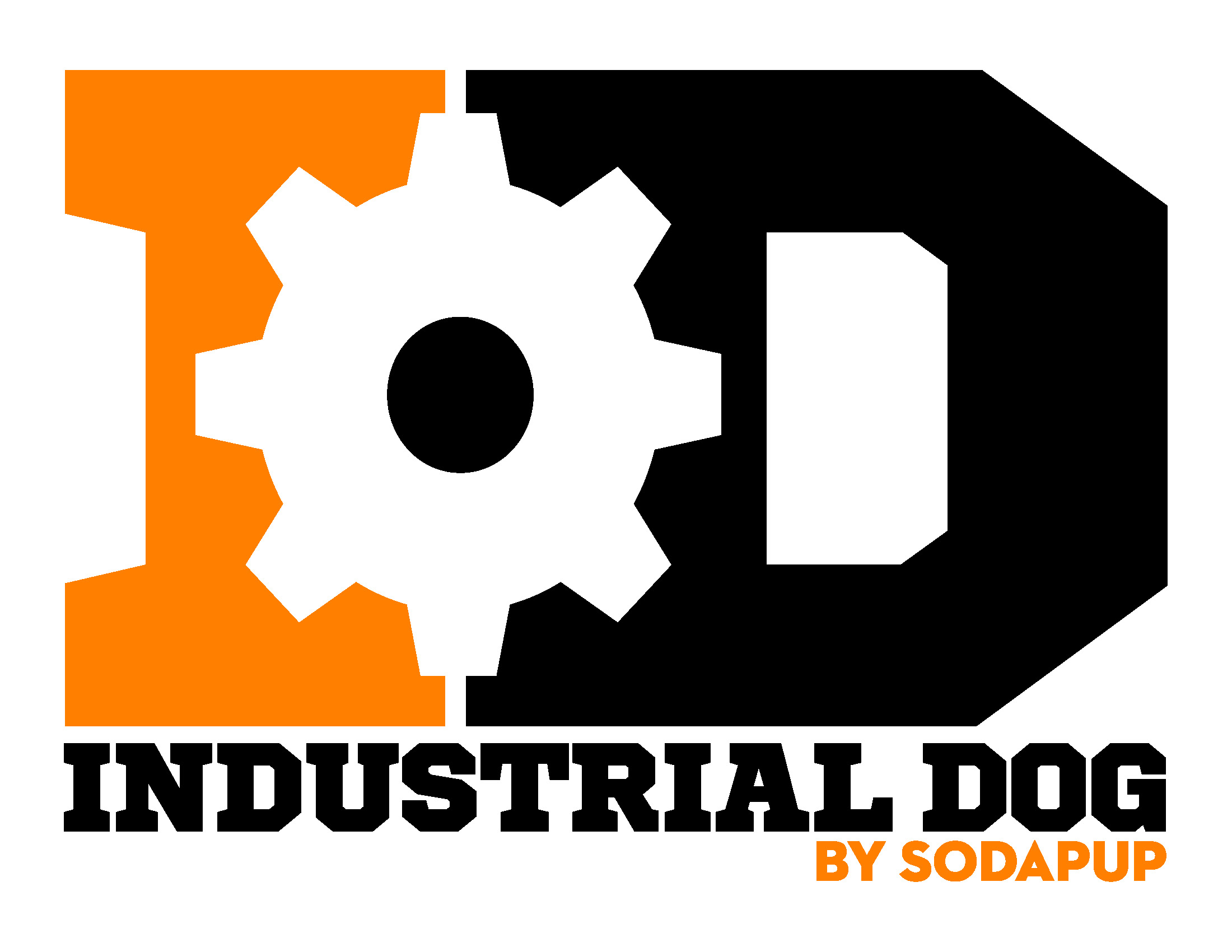 Industrial Dog Logo Image