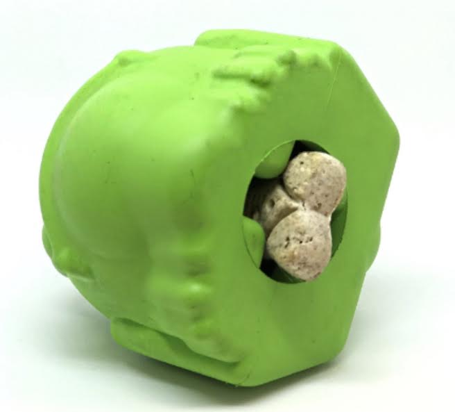 An image of SodaPup – True Dogs, LLC – MKB Bull Frog – Large – Green
