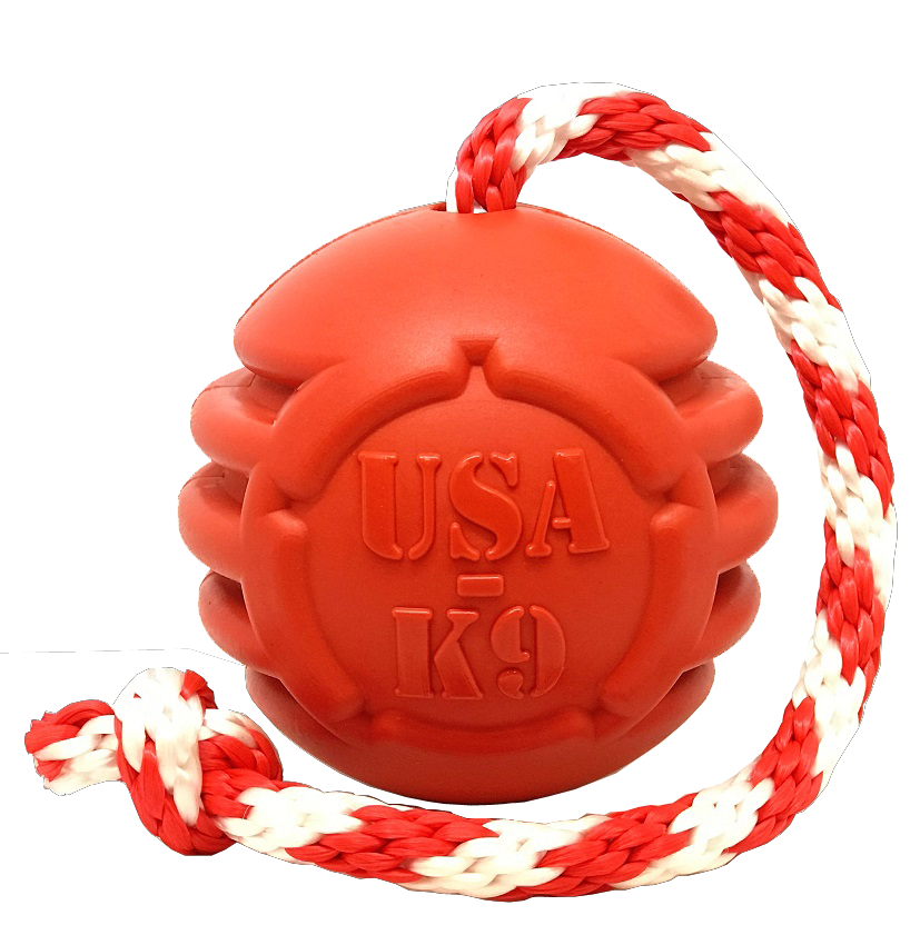 An image of SodaPup – True Dogs, LLC – USA-K9 Magnum Stars and Stripes Ultra-Durable Reward Toy