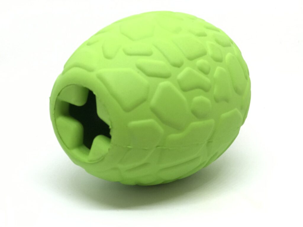 An image of SodaPup – True Dogs, LLC – MKB Dinosaur Egg – Green