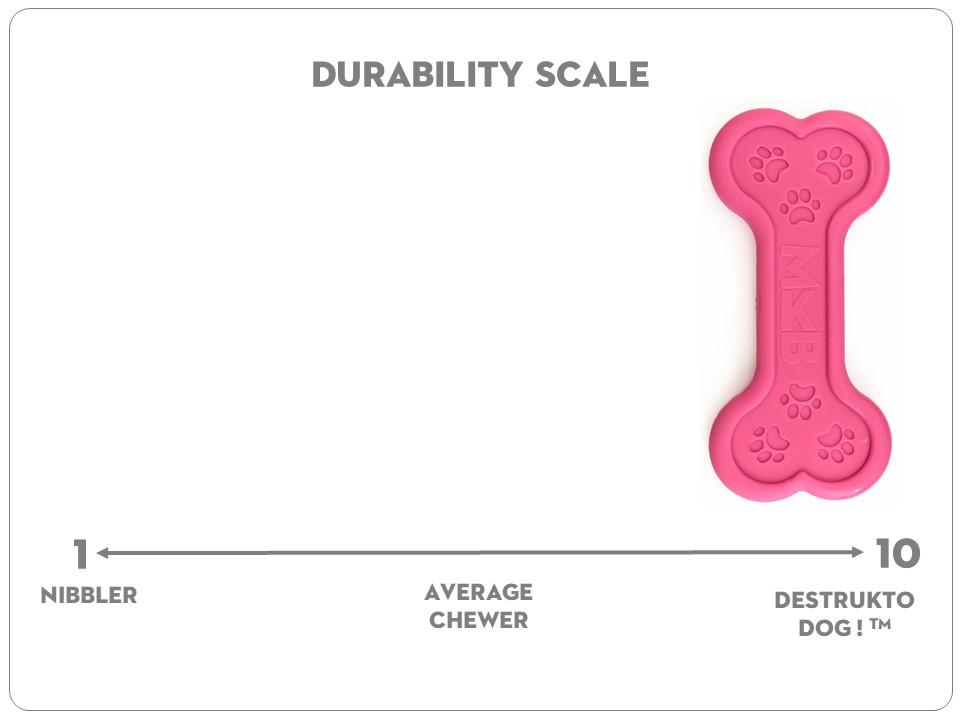 An image of SodaPup – True Dogs, LLC – MKB Nylon Bone – Pink