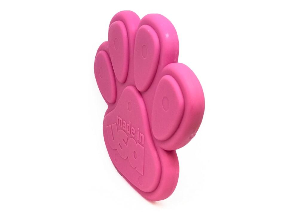 An image of SodaPup – True Dogs, LLC – SP Nylon Paw Print – Pink