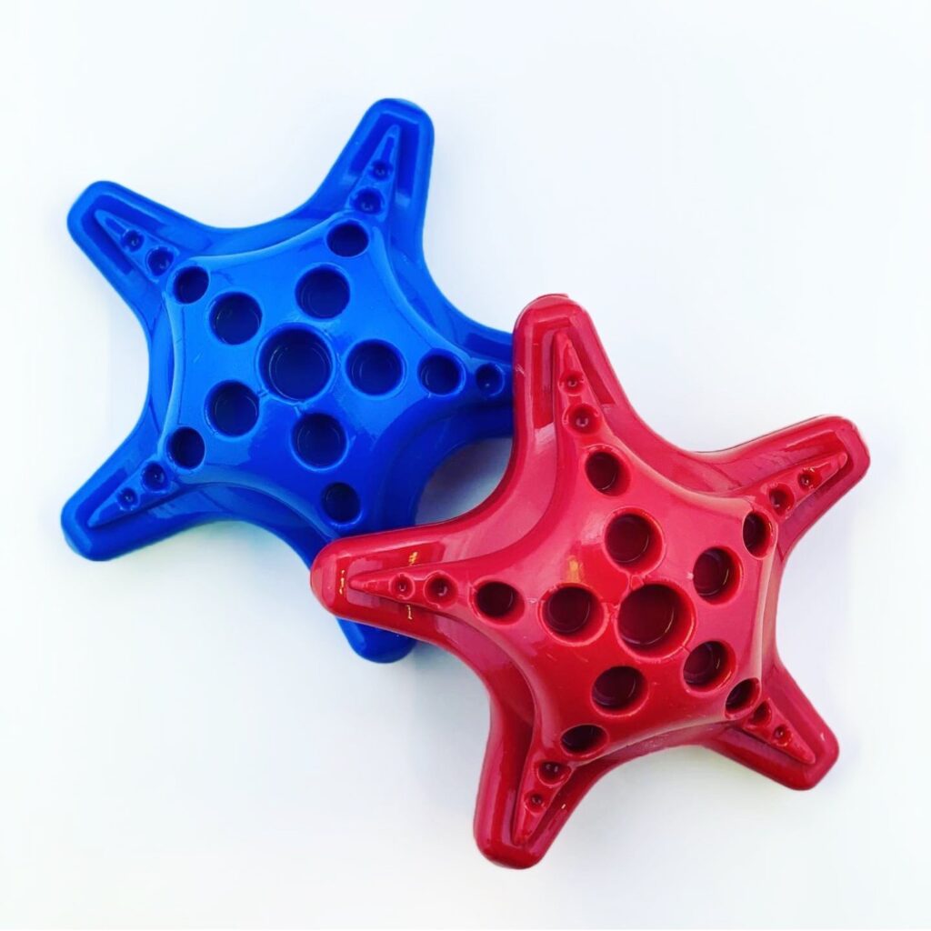 An image of SodaPup – True Dogs, LLC – SP Nylon Starfish – Blue
